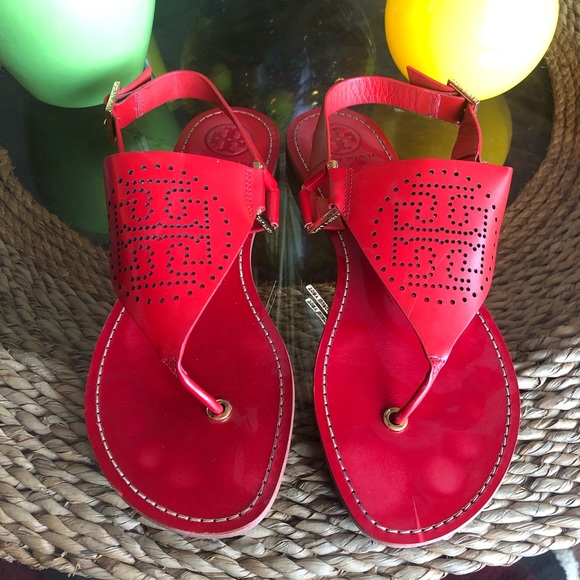 Tory Burch Shoes - Tory Burch Red Sandals Tory Burch Shoes - Tory Burch Red Sandals